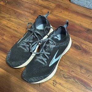 Brooks Black and Grey Levitate Running Shoes